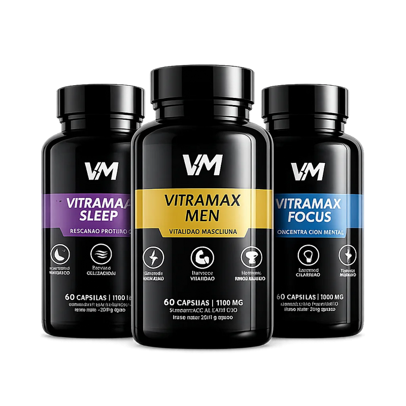 PACK RENDIMIENTO TOTAL | MEN + FOCUS + SLEEP